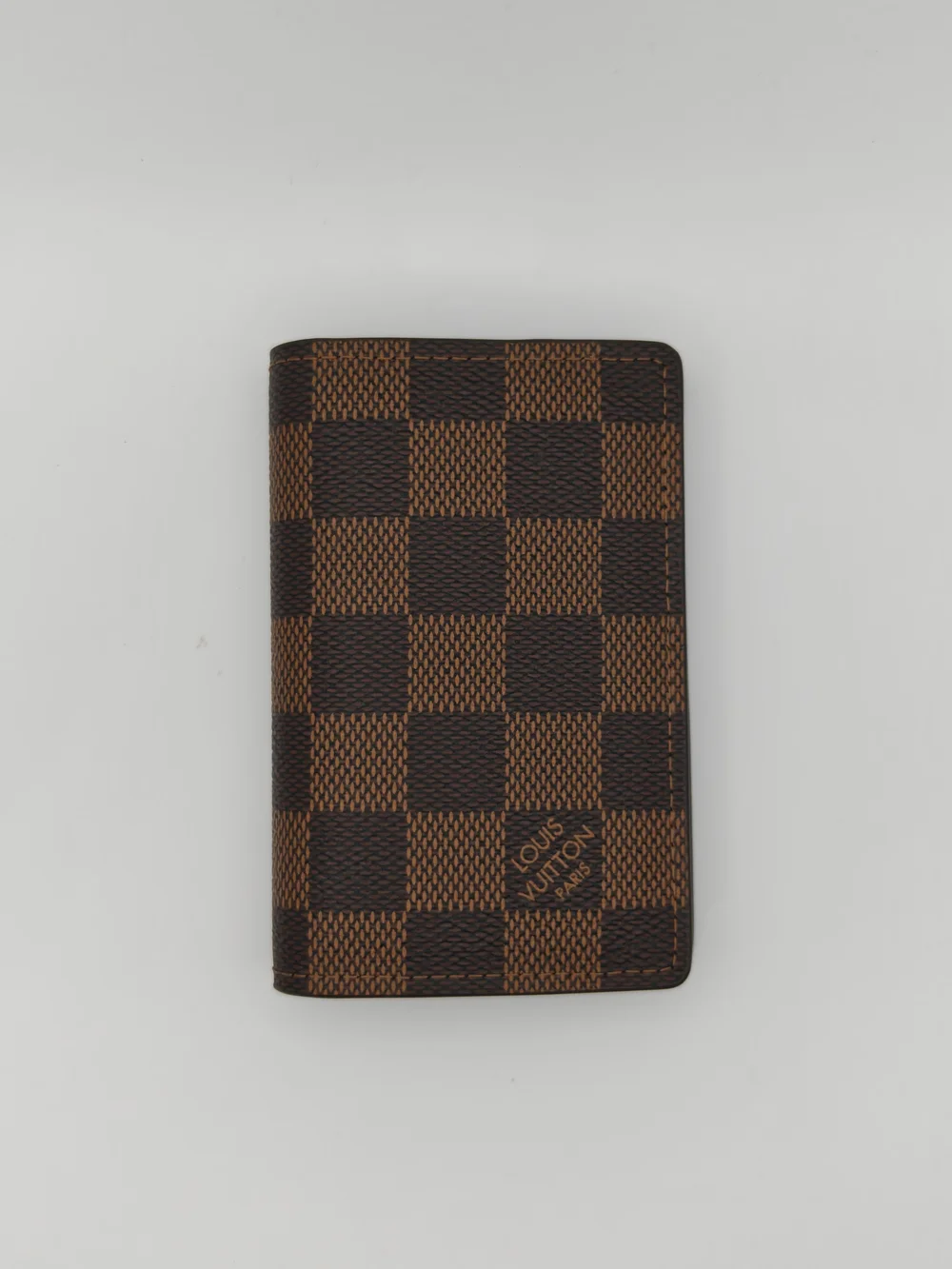 Louis Vuitton Brown Damier Check Card Holder